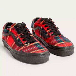 VANS "Old Skool" Plaid Mix Sneakers